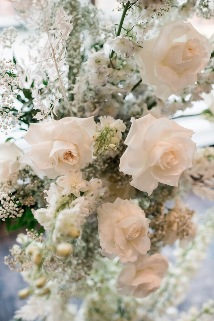 Gypsophila White Reflex Roses Wedding Flowers 