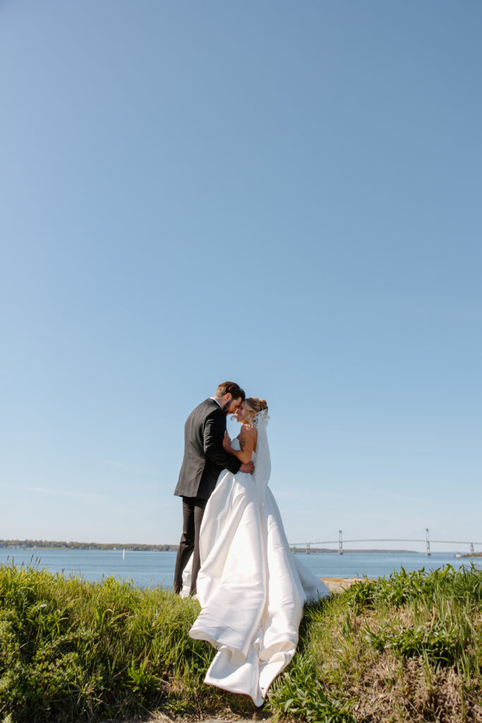 wedding first look bride and groom